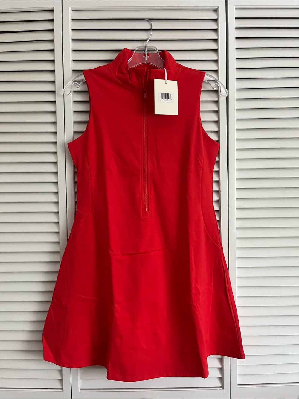 NEW with tags Recess Pickleball Poppy red Merrit Dress women’s medium